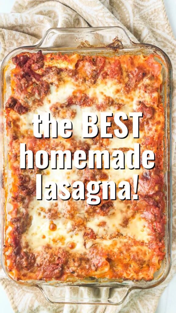 one pan lasagna skillet