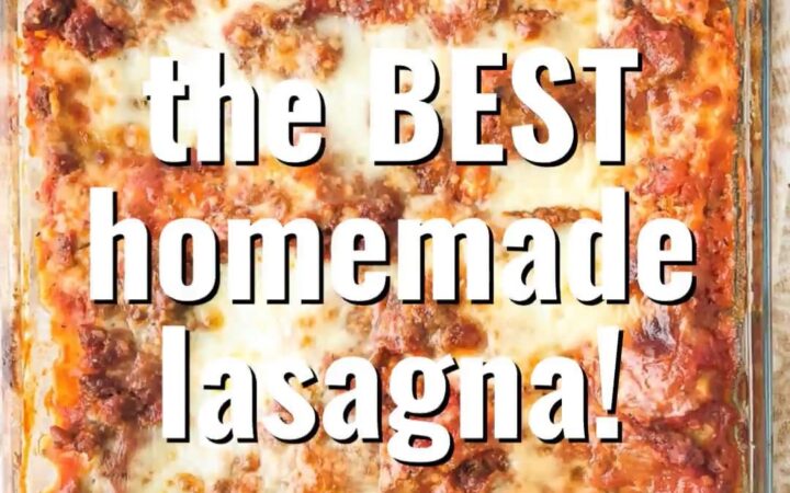 one pan lasagna skillet