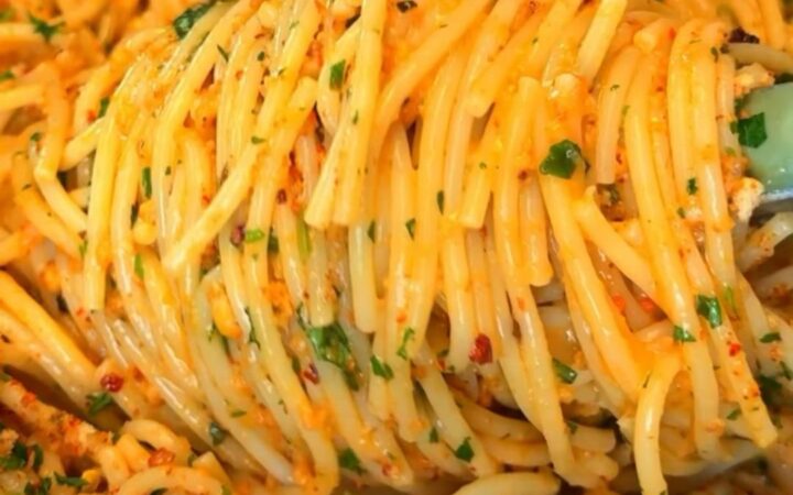 creamy garlic parmesan vermicelli