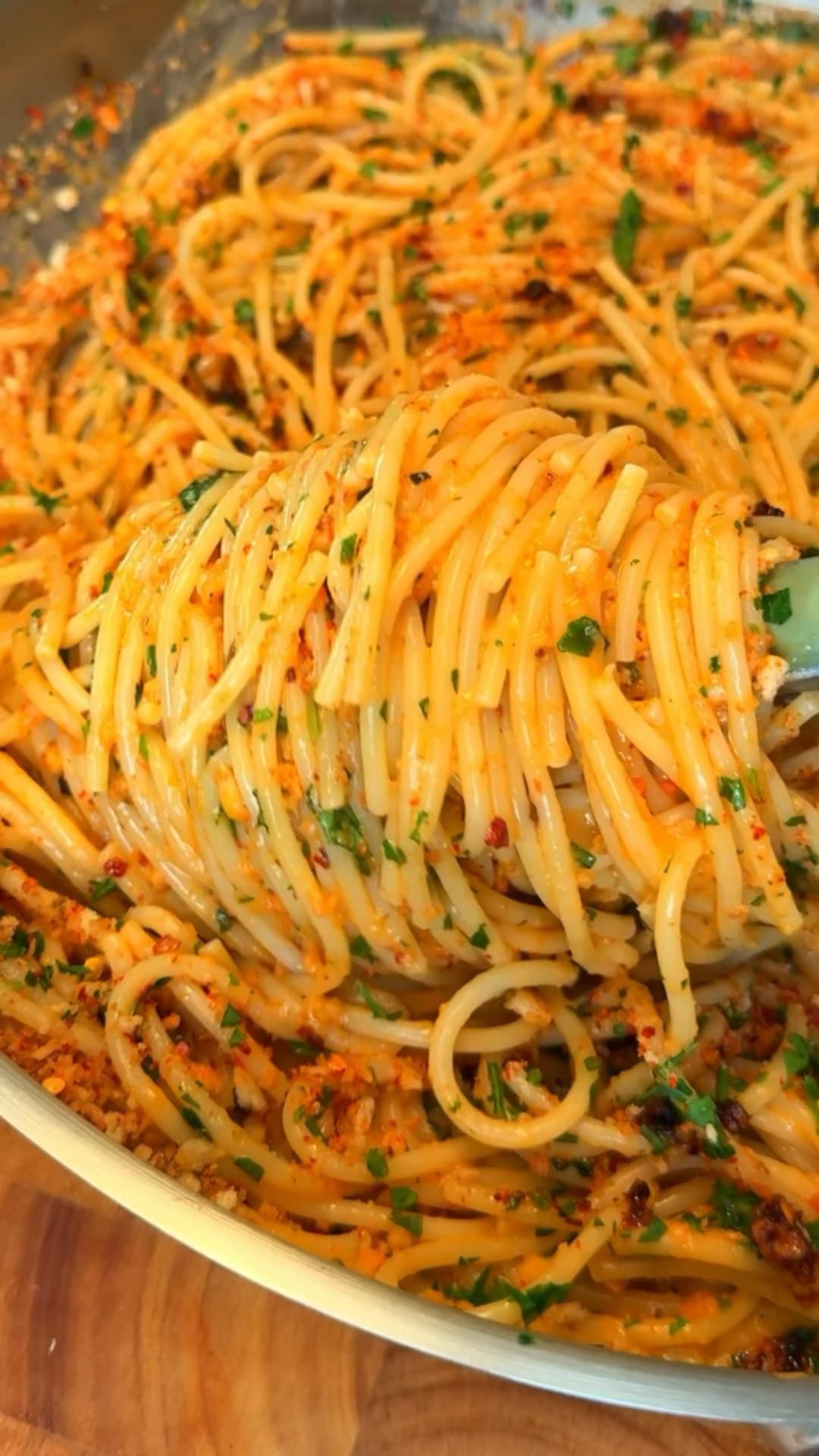 Creamy Garlic Parmesan Vermicelli Pasta
