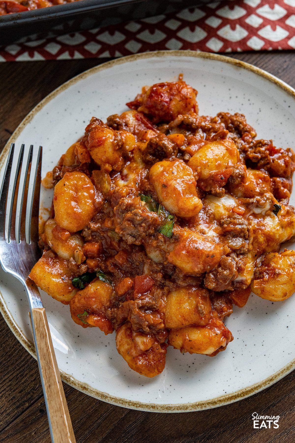 Gnocchi Bolognese With Fresh Tomato Sauce
