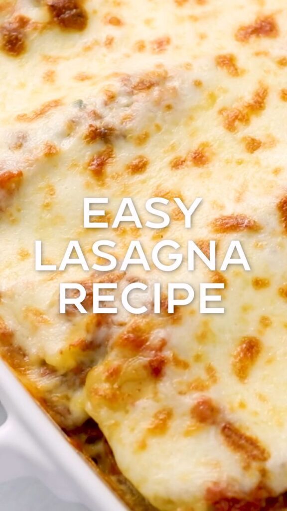 lasagna with oven ready noodles