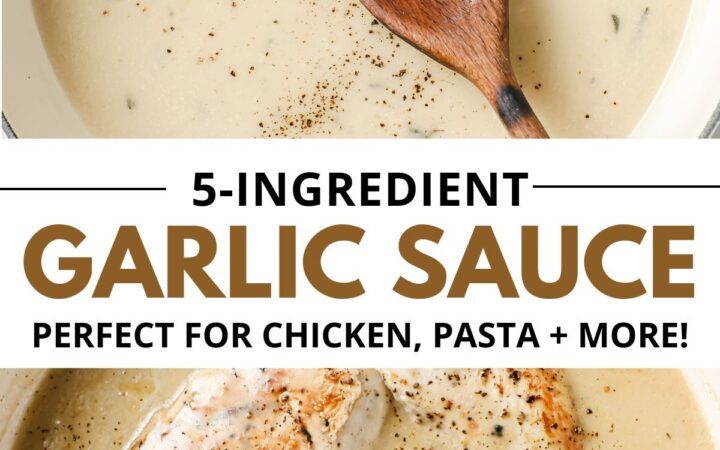 garlic cream sauce recipe