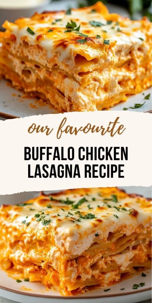 cheesy buffalo lasagna recipe