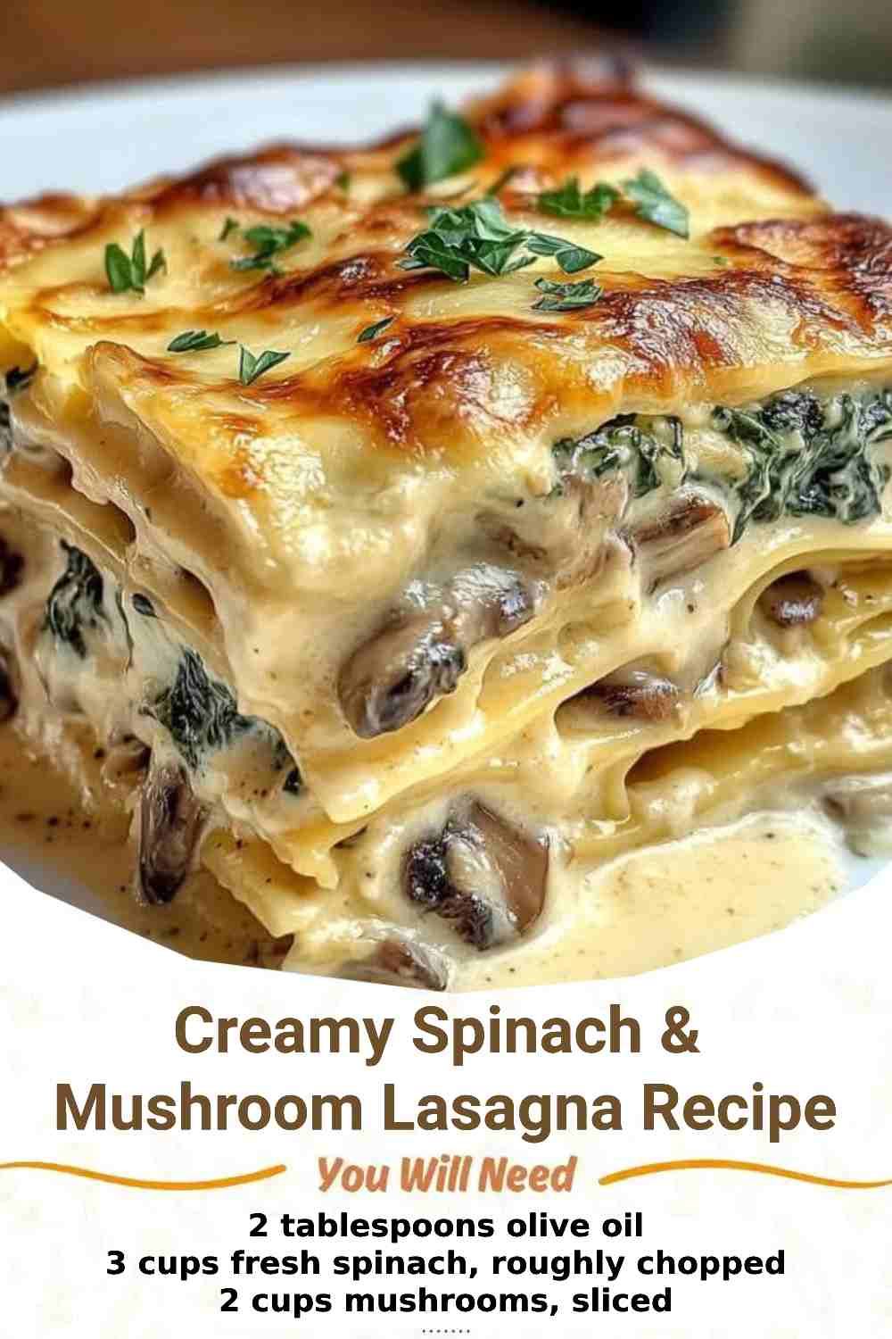 Creamy Vegetarian Lasagna
