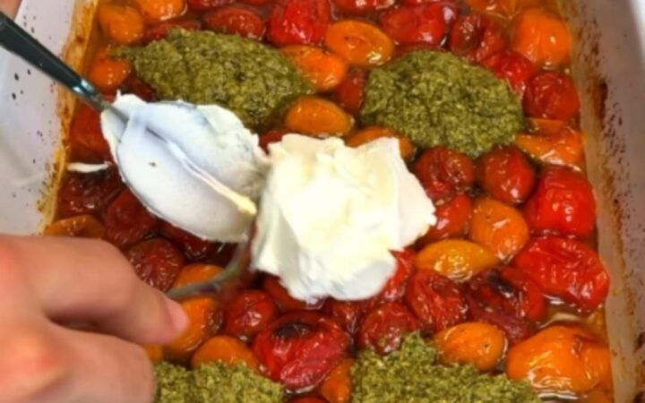 cherry tomato bake recipe