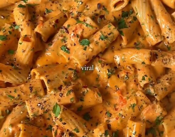 creamy sun-dried tomato pasta