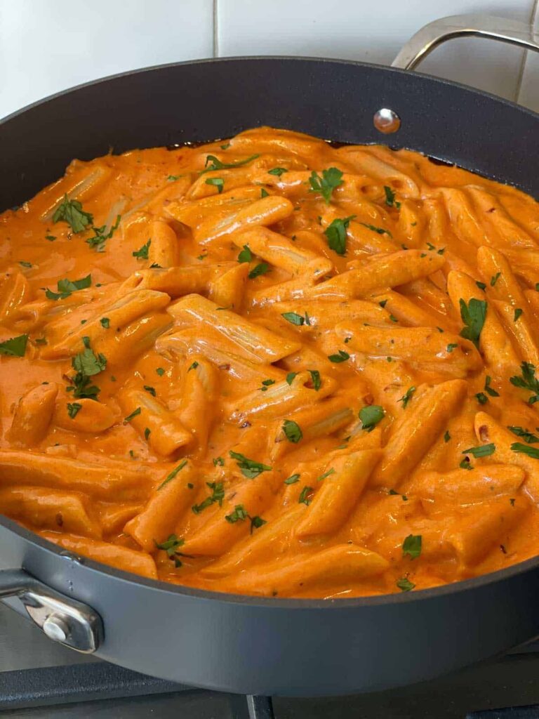 spicy cream pasta recipe