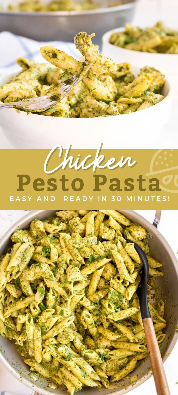 Quick Pesto Chicken Penne Recipe