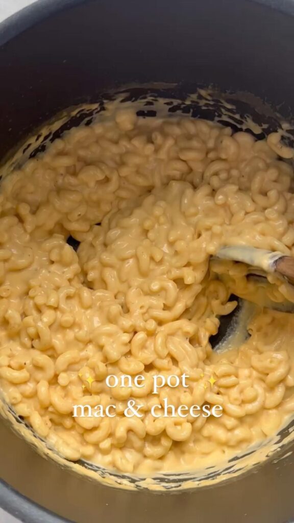 cheesy pasta dinner