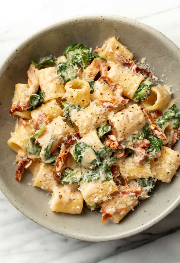 spinach cheese pasta recipe