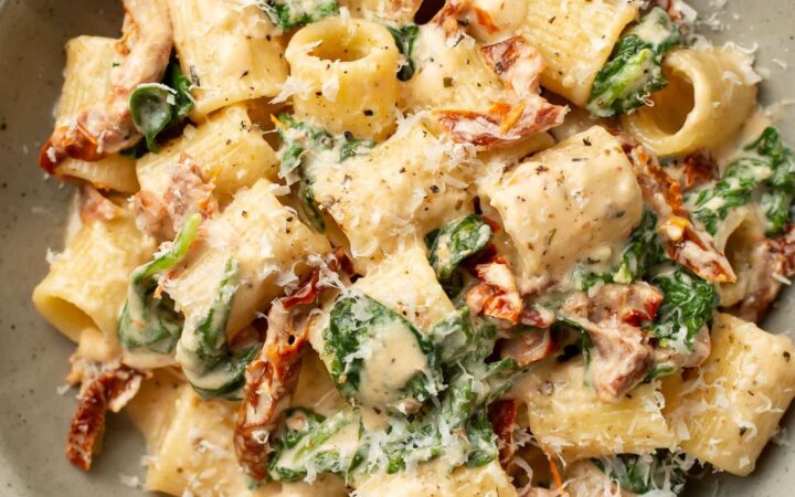 spinach cheese pasta recipe
