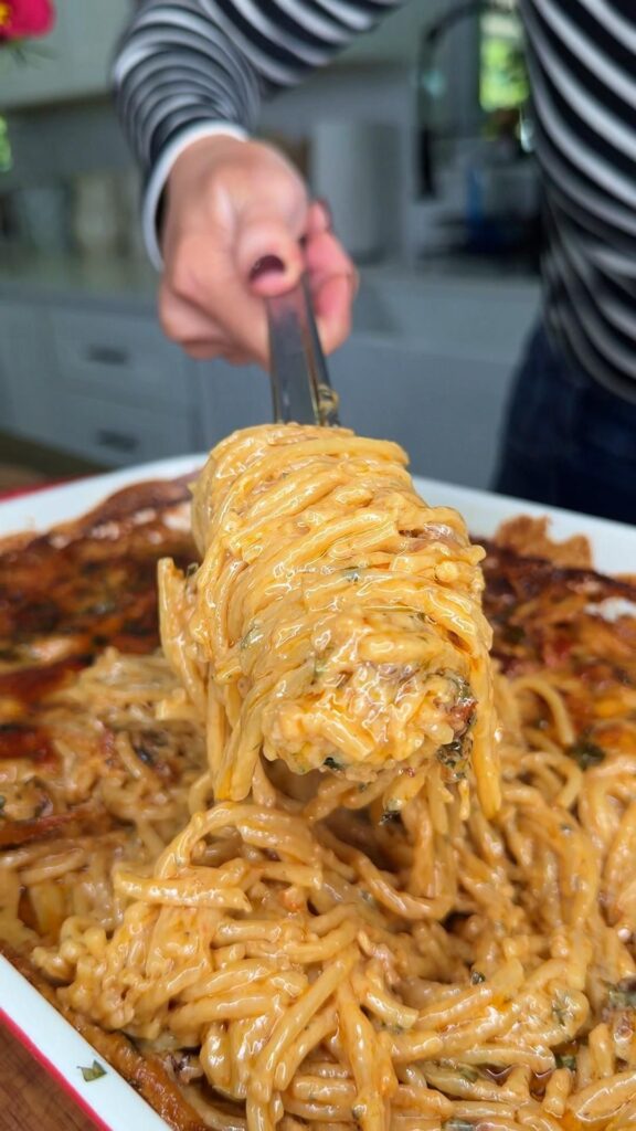 creamy sun-dried tomato pasta