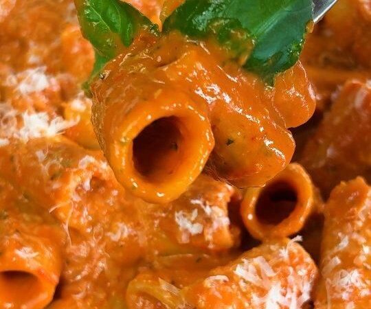 creamy sun dried tomato pasta
