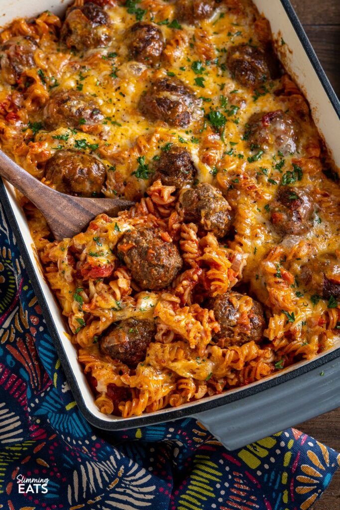 meatball pasta bake