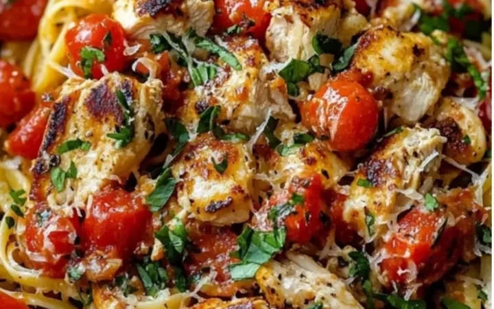 chicken pasta tomatoes recipes