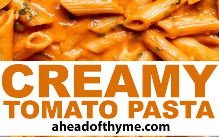 creamy tomato pasta