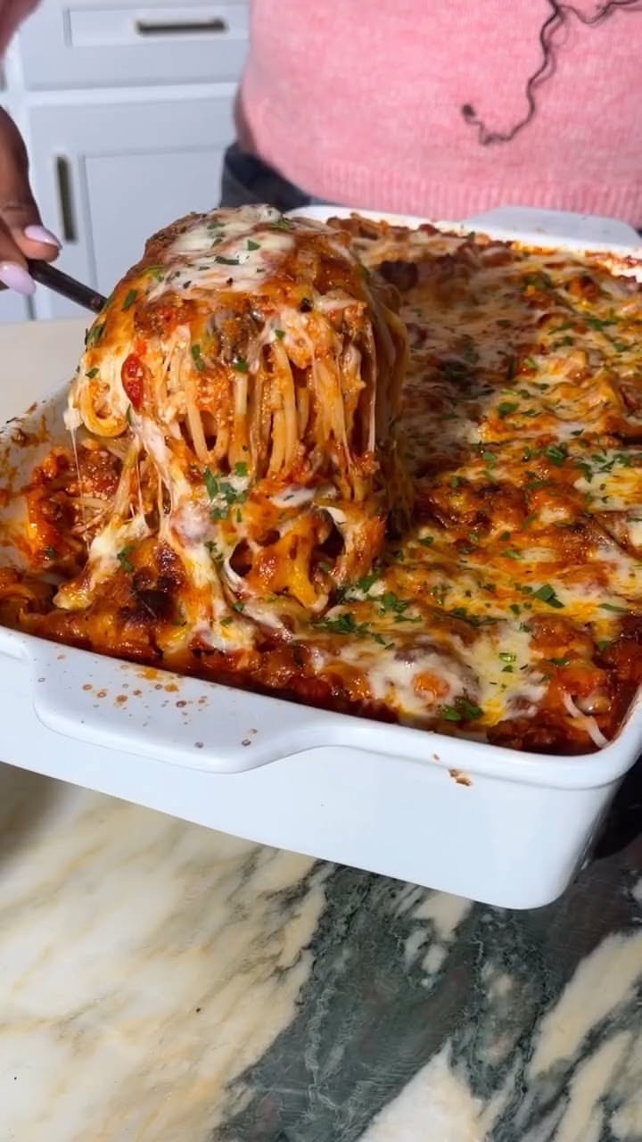 Spaghetti Lasagna Casserole