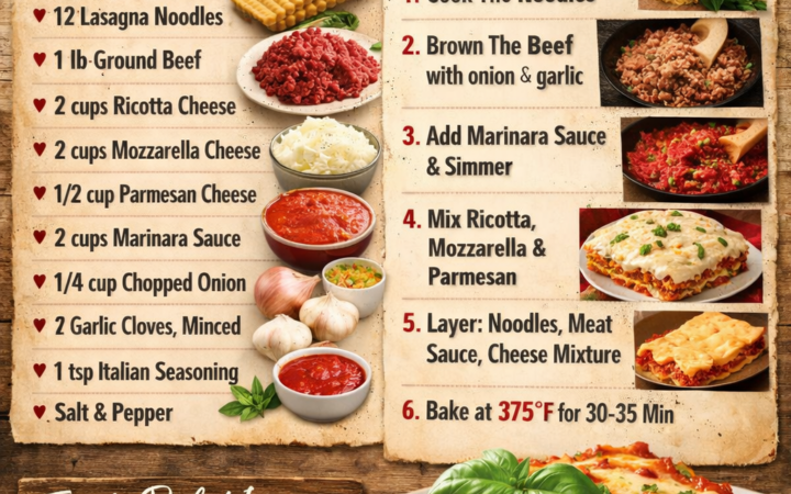 easy lasagna recipe