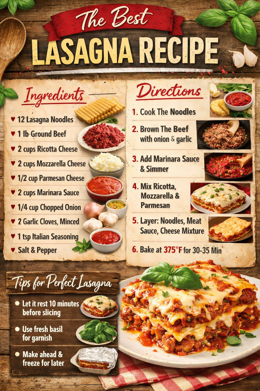 Easy Lasagna Recipe