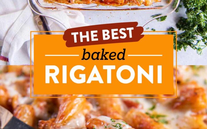 baked rigatoni pasta bake recipe