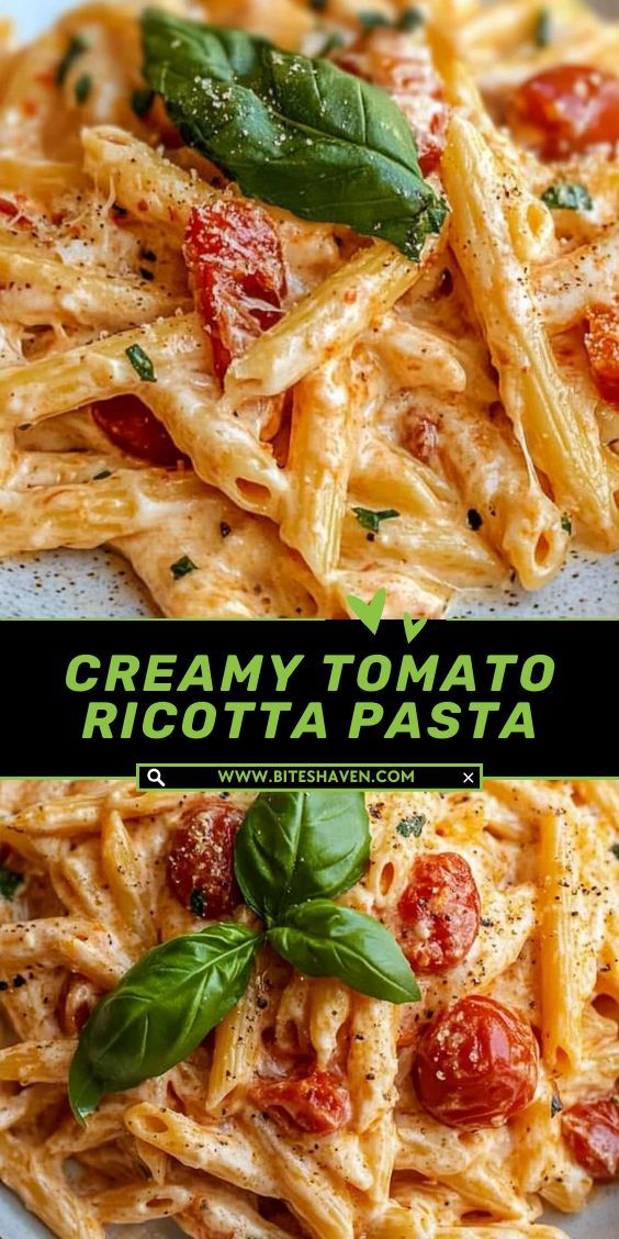 Creamy Ricotta Pasta with Spinach and Sun-Dried Tomatoes
