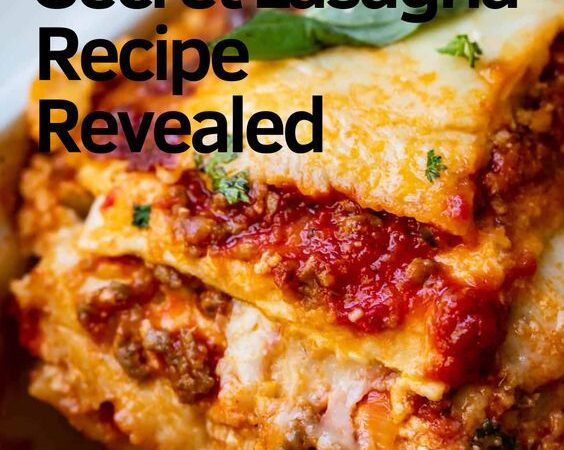 cheesy homemade lasagna