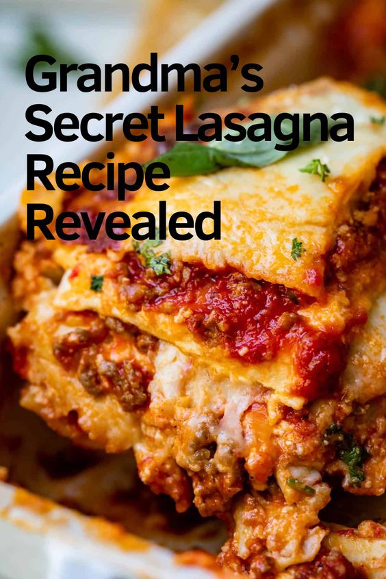 cheesy homemade lasagna