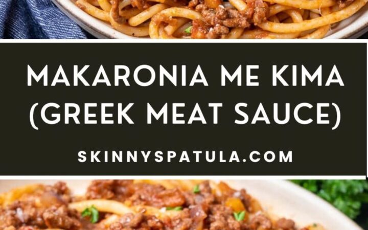 greek meat sauce recipe