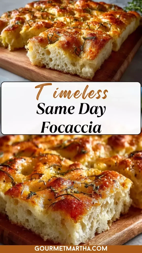 homemade focaccia bread recipe