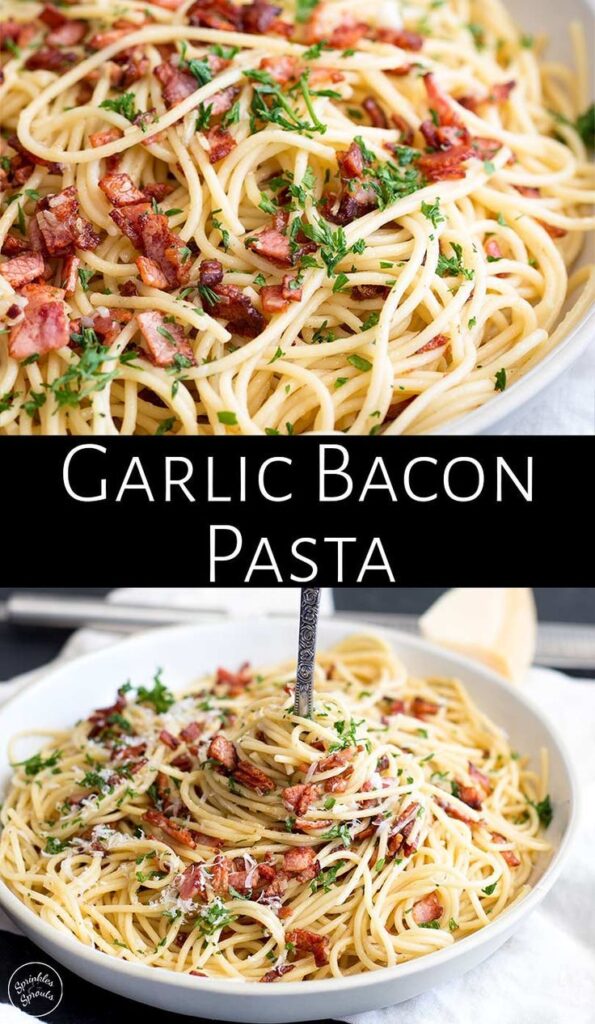 easy pasta recipes with bacon