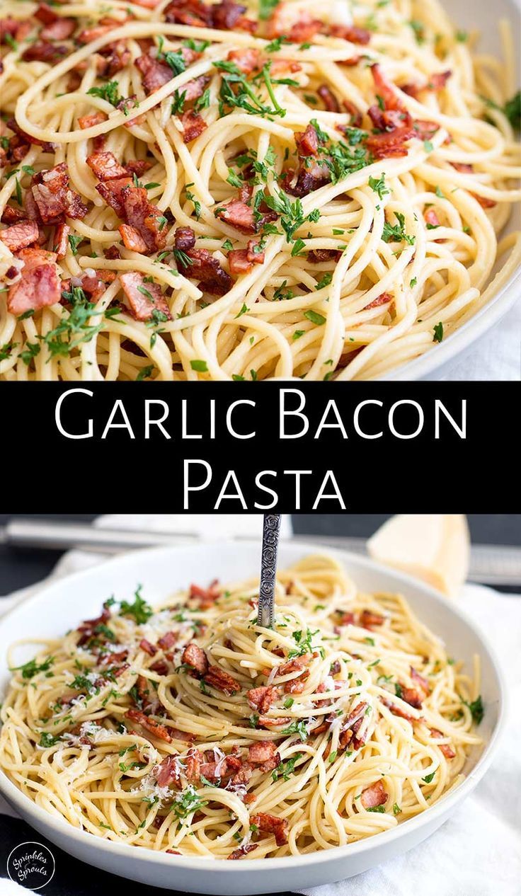 Easy Pasta Recipes With Bacon