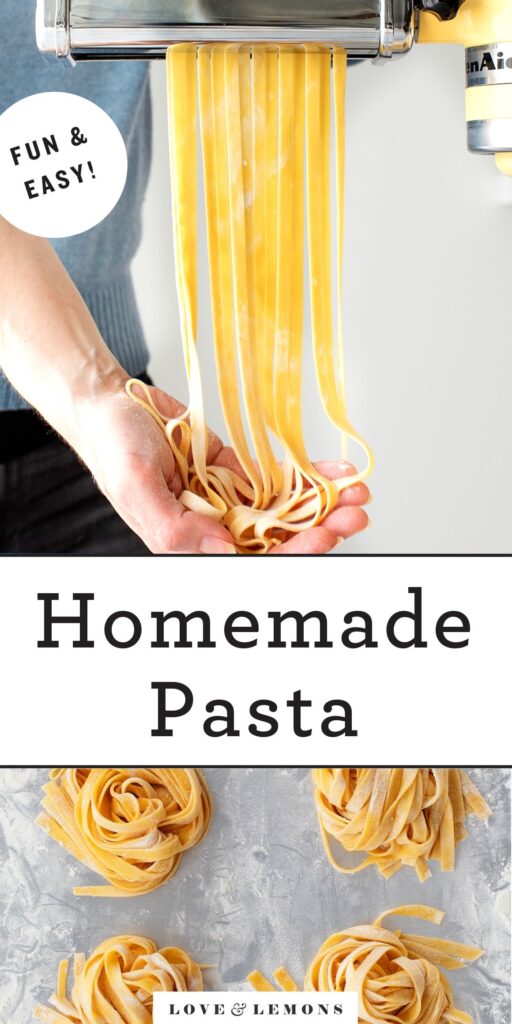 homemade pasta recipe without machine