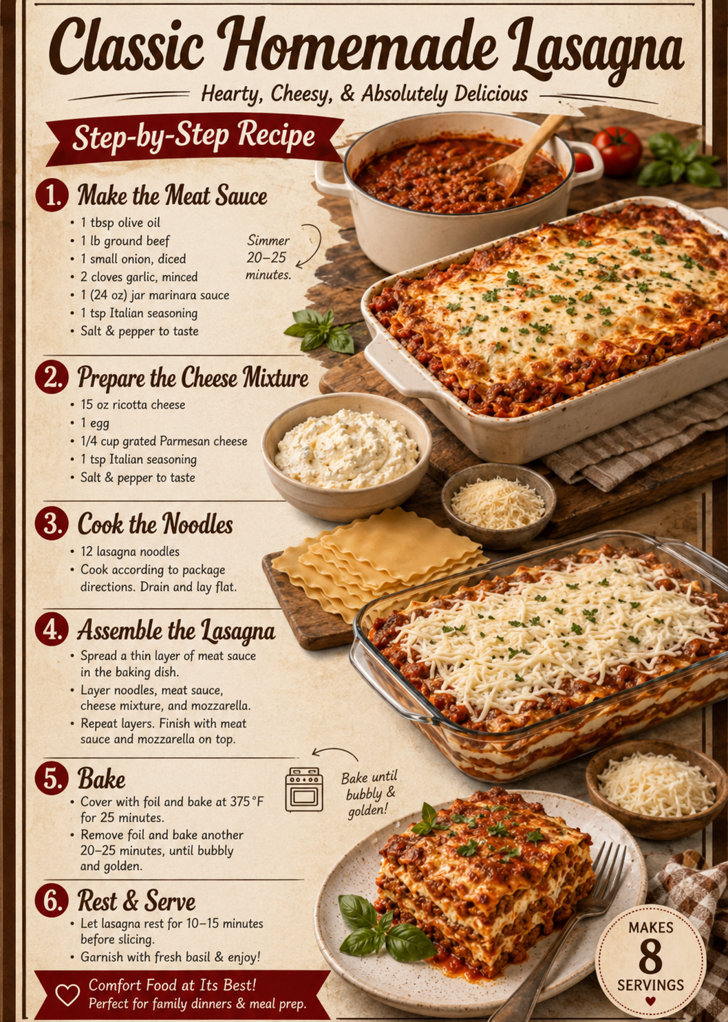 Traditional Home Cooked Meals: Classic Shepherd's Pie