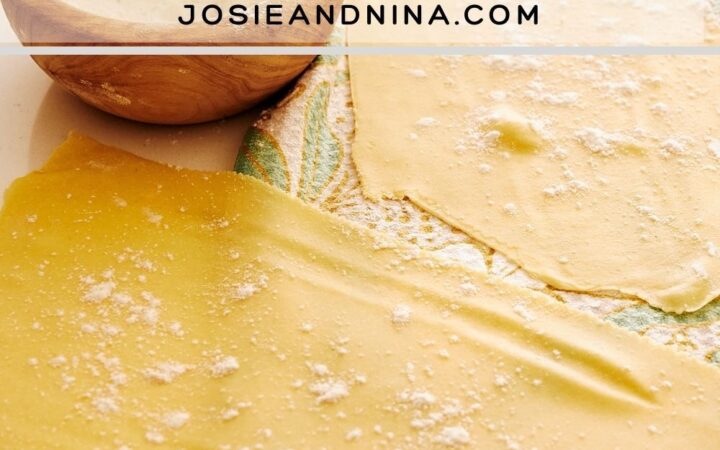 homemade pasta for lasagna