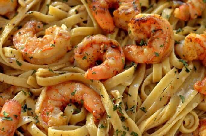 garlic butter shrimp pasta recipe