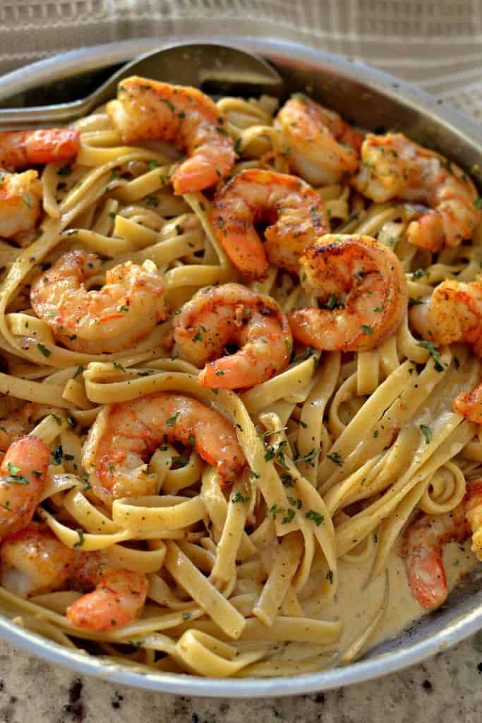 garlic butter shrimp pasta recipe