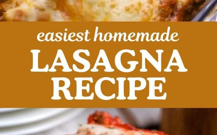 cheesy lasagna dinner recipe