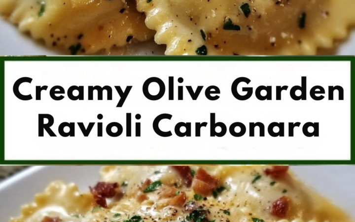 olive garden ravioli carbonara recipe