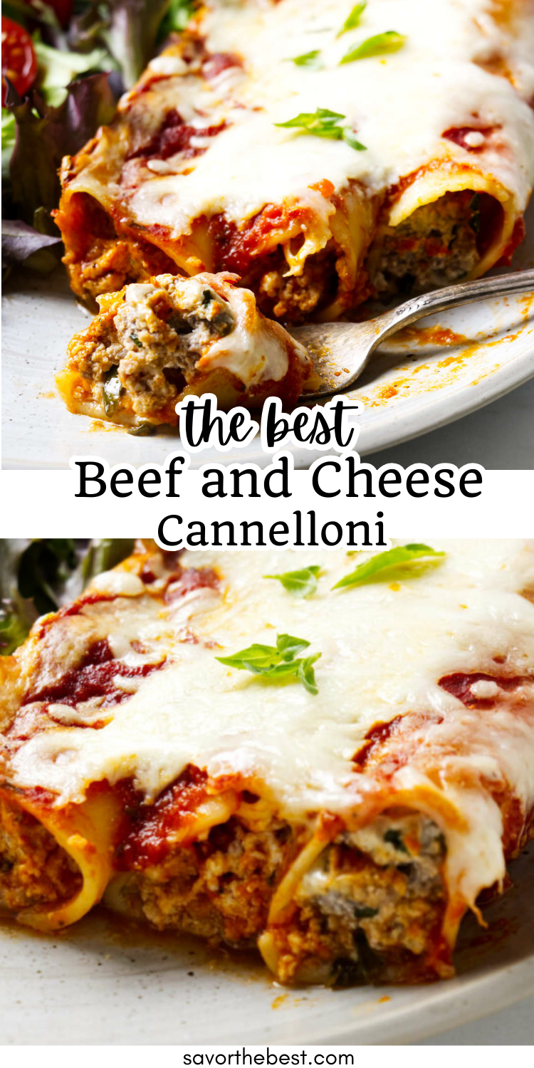 Canneloni With Ground Beef