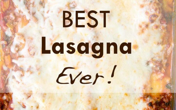 easy cheesy lasagna dish