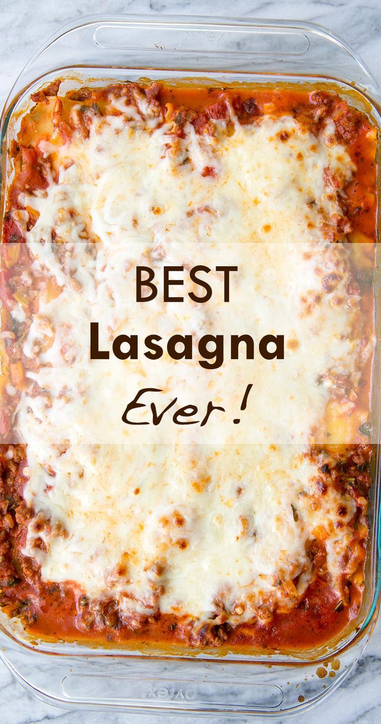 Cheesy Lasagna Dish