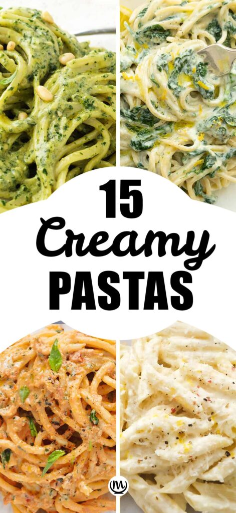 pasta dishes with cream sauce