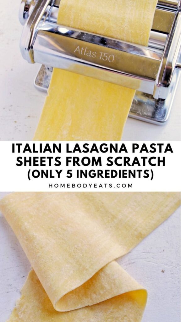 lasagna pasta dough recipe