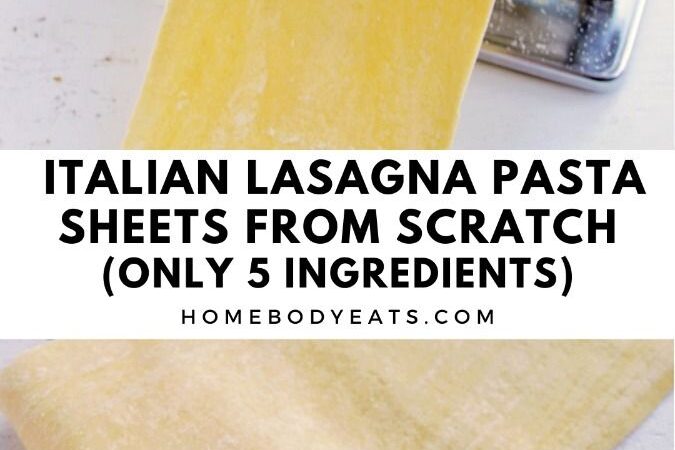 lasagna pasta dough recipe