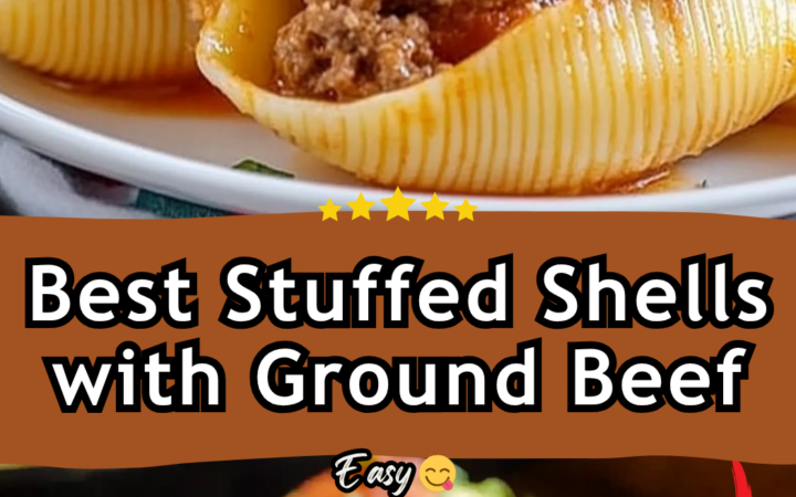 stuffed shells with ground beef easy