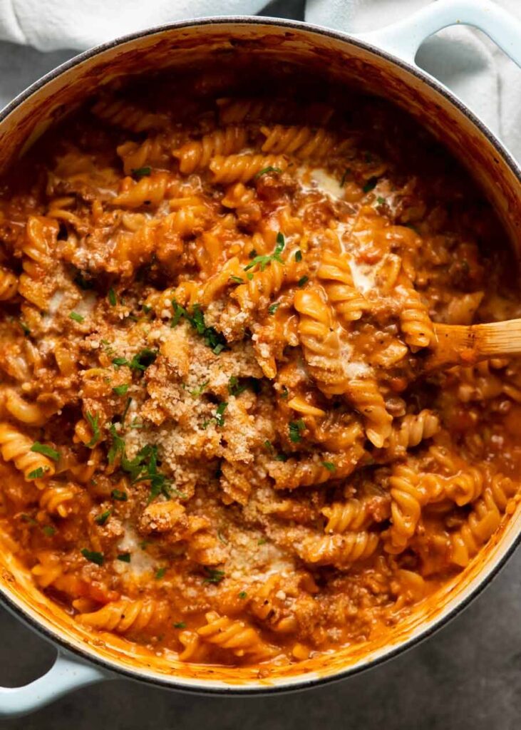 ground beef pasta recipes