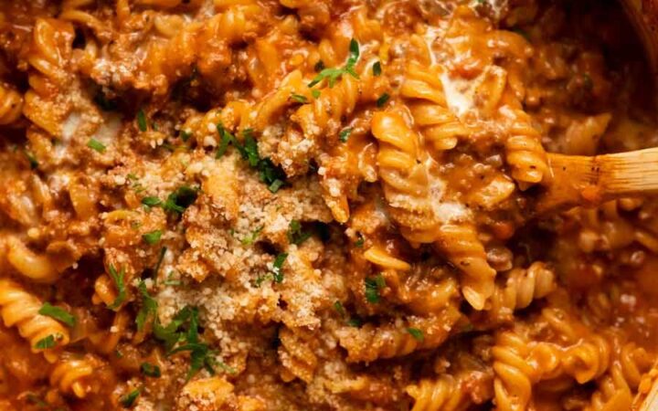 ground beef pasta recipes